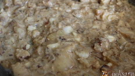 рыбный жюльен в булочках