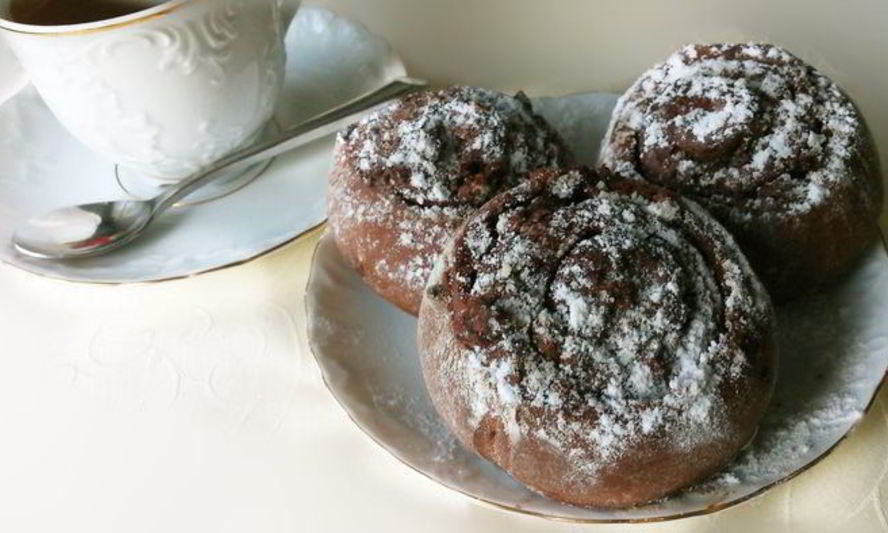 Рецепт шоколадных булочек с начинкой