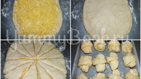 сырные круассаны