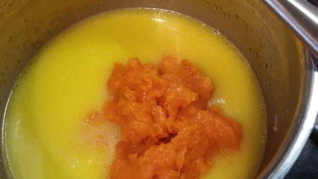 тыквенные булочки с ореховой начинкой