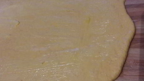 тыквенные булочки с ореховой начинкой