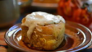 Тыквенные булочки с пеканом