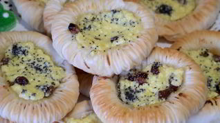 Ватрушки Гнезда из теста фило