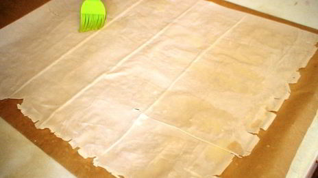 ватрушки гнезда из теста фило