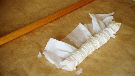 ватрушки гнезда из теста фило