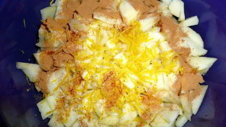 яблочно-маковые плюшки