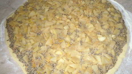 яблочно-маковые плюшки