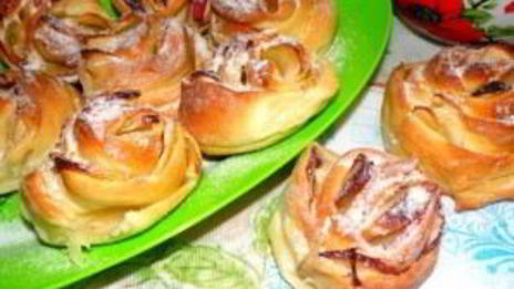 яблочные булочки