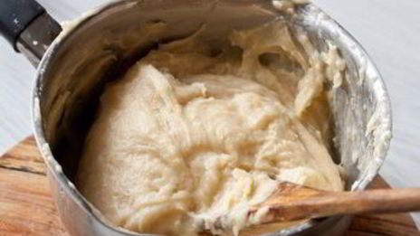 заварные булочки с беконом и зеленью