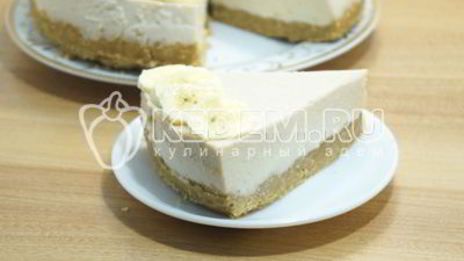 банановый чизкейк с творогом
