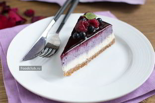 Черничный чизкейк