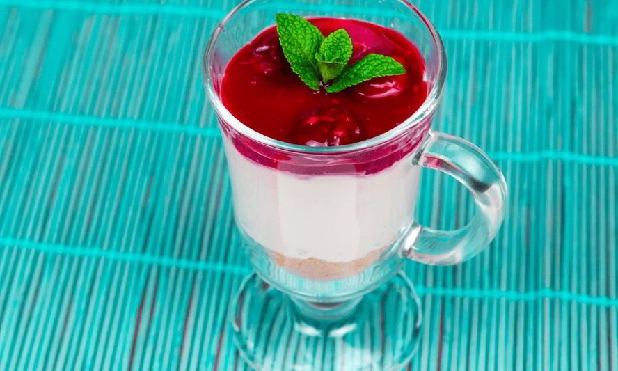 Рецепт чизкейка без выпечки в стакане