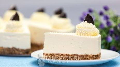 чизкейк из творога без выпечки с желатином