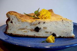 Чизкейк с грушей и шоколадом