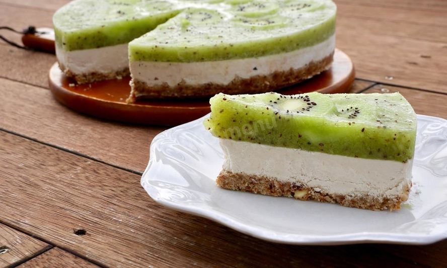 Рецепт чизкейка с киви