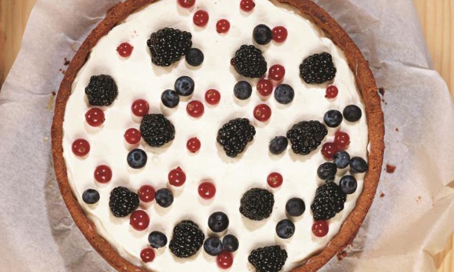 Рецепт чизкейка с летними ягодами