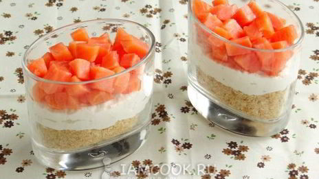 чизкейк с лососем