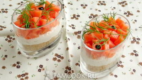 чизкейк с лососем