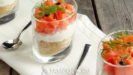 чизкейк с лососем