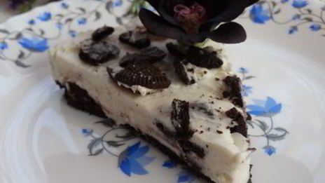 чизкейк с печеньем oreo