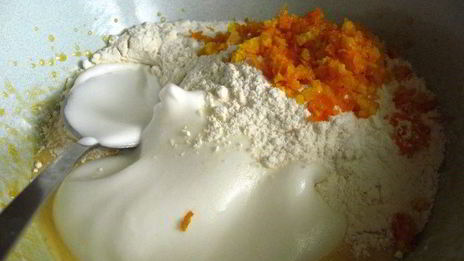 чизкейк с сыром лабне и апельсинами