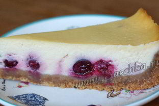 Чизкейк с вишней