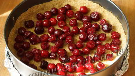 чизкейк с вишней