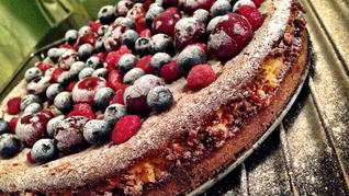 Чизкейк с ягодами