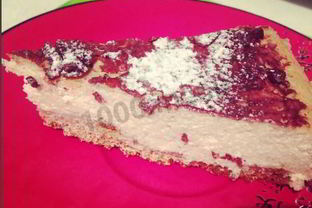 Диетический банано-творожный чизкейк