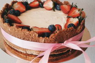 Классический чизкейк с ягодами