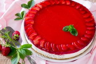 Клубничный чизкейк