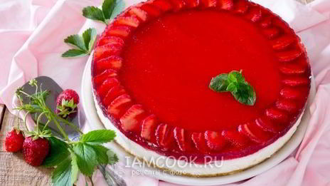 клубничный чизкейк