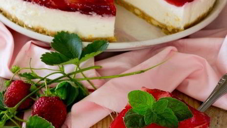 клубничный чизкейк