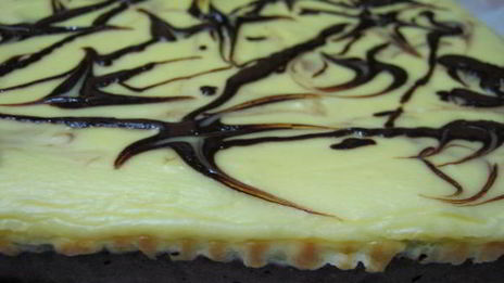 мраморный брауни-чизкейк