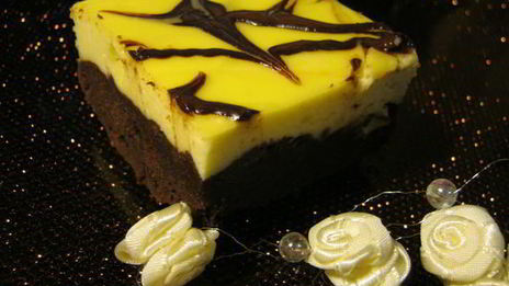 мраморный брауни-чизкейк