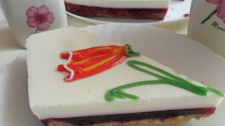 Сметанно-смородиновый чизкейк