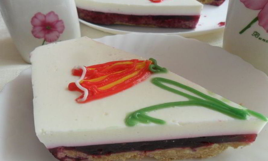 Рецепт сметанно-смородинового чизкейк