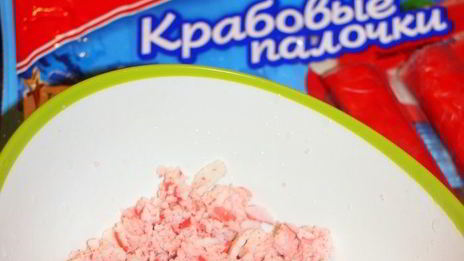 сырный чизкейк с крабовыми палочками