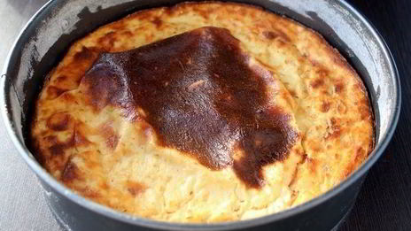 сырный чизкейк с крабовыми палочками