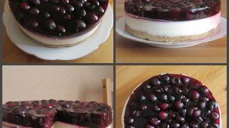 творожный чизкейк с вишней без выпечки