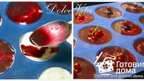 творожные мини-чизкейки с белым шоколадом и ягодами