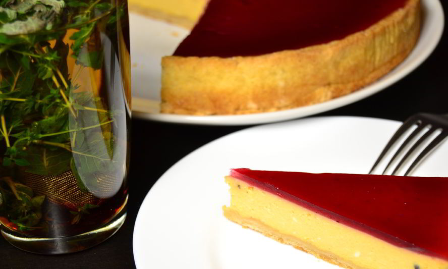 Рецепт тыквенно-сливочного чизкейк с брусничны желе