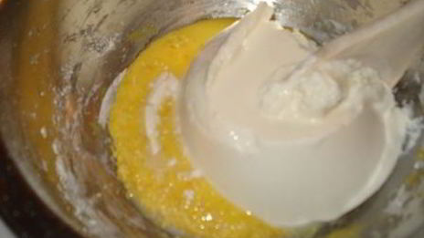 воздушный перевернутый чизкейк с апельсином и лимоном