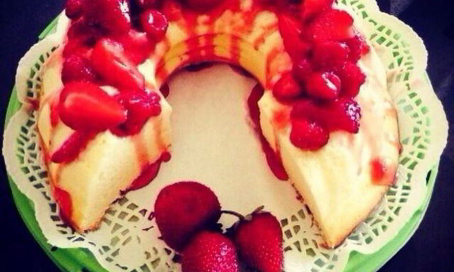 Рецепт японского чизкейка с ягодным соусом