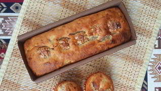 Банановый кекс, без яиц и без лактозы