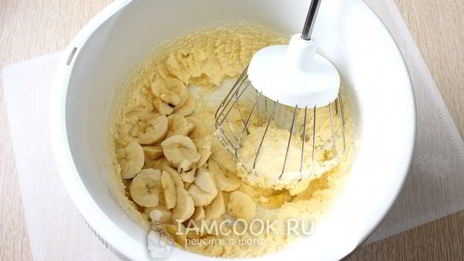 банановый кекс с шоколадной крошкой