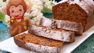 Банановый кекс в духовке