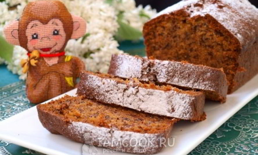 Рецепт бананового кекса в духовке
