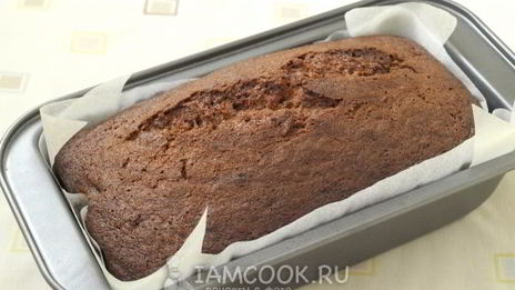 банановый кекс в духовке