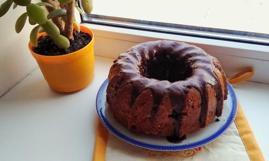 Рецепт брусничного кекса